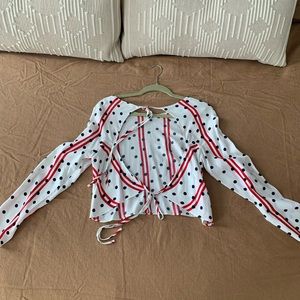 Zara Backless Blouse (Sz M)